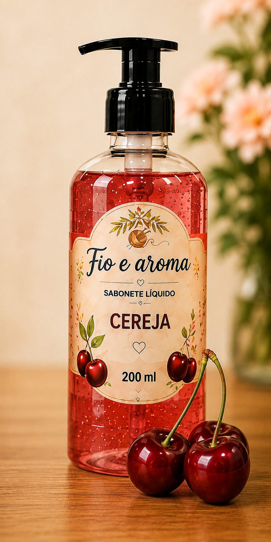 Sabonete Líquido de Cereja
