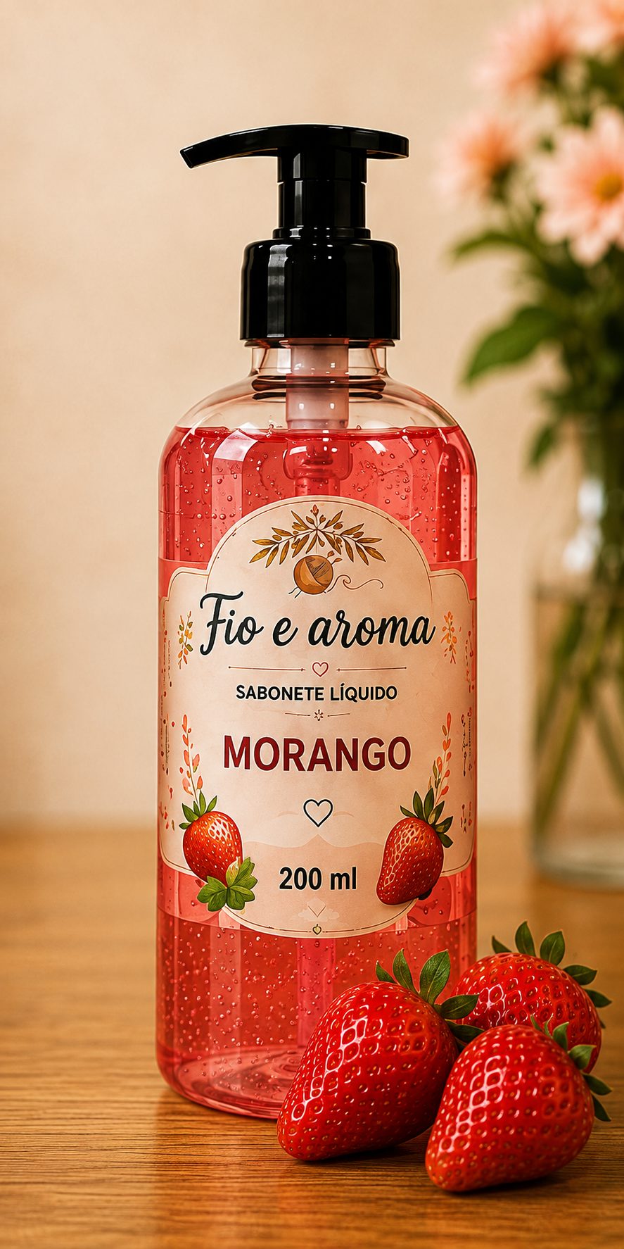 Sabonete Líquido de Morango